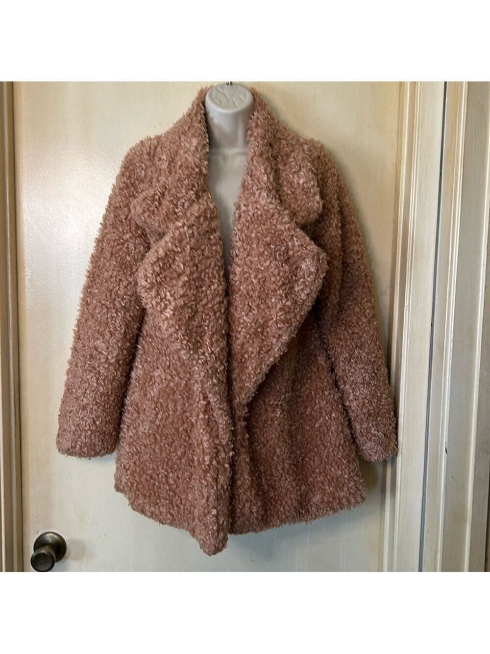 Audrey 3+1 | Faux Fur Teddy Coat size M